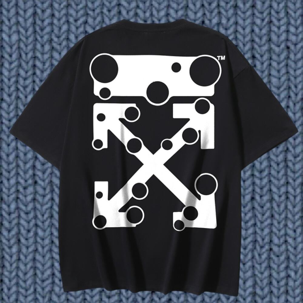 Off-white Men's Black Short Sleeve T-Shirt